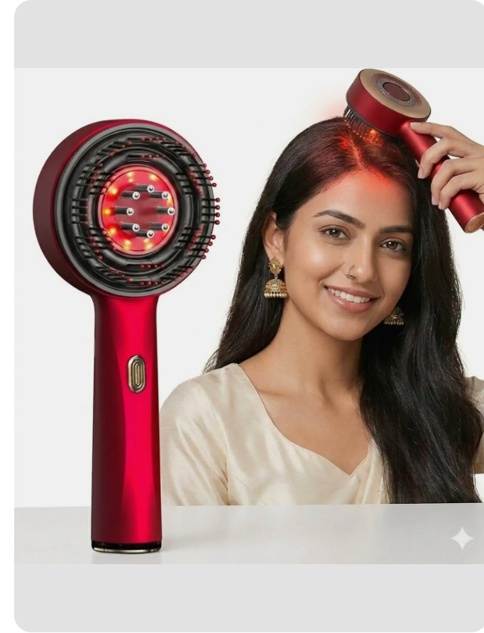 Fluffy Comb Scalp Massager Infrared Hair Care And Beauty