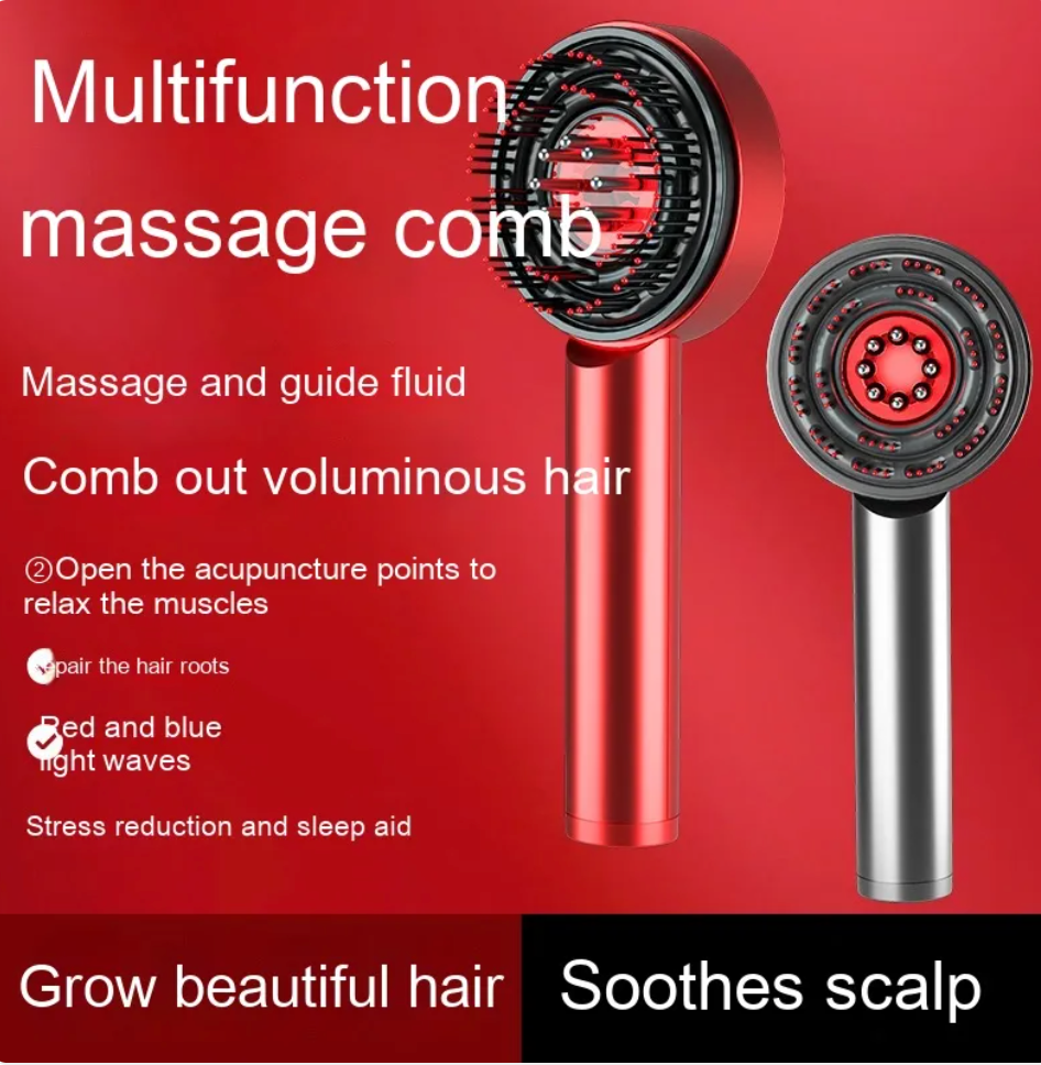 Fluffy Comb Scalp Massager Infrared Hair Care And Beauty